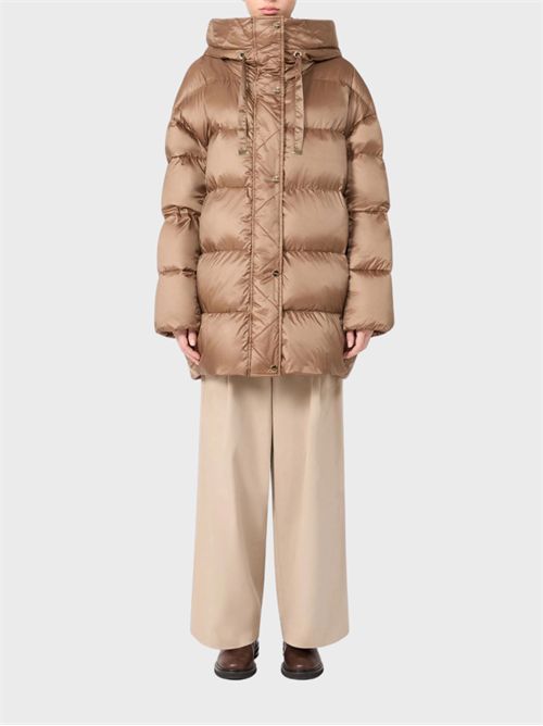 Short hooded quilted padded jacket MAX MARA THE CUBE | 2629486045600009